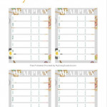Free Meal Plan Printable Bullet Journal Stickers Meal