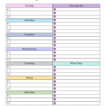 FREE Printable Meal Plan Template Customize Before You Print