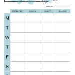 Free Printable Meal Planner My Gift To YOU In 2020