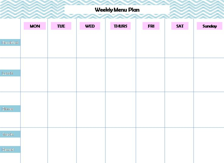 Free Printable Monthly Meal Planner Word Plan Beautiful 