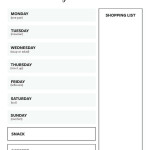 FREE Printable Weekly Meal Plan Templates I Heart Naptime