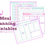 FREE Updated Printable Meal Planning Pages Grocery Lists