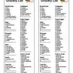 Low Sodium Grocery List Printable Instant Download 2020