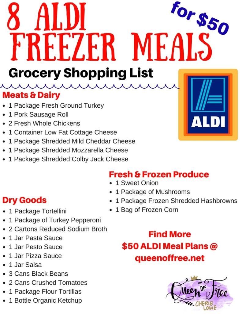Make Dinner For Less This Week Freezer Meals Aldi Meal 