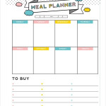 Meal Plan Template 22 Free Word PDF PSD Vector