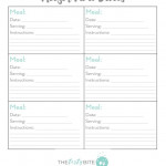 Meal Planning Templates To Simplify Your Life The Tasty Bite