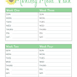 Monthly Meal Plan Printable 01