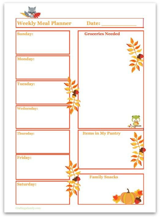 Pin On Fall Printables