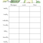 Printable Keto Meal Planner Primal Edge Health