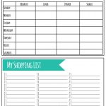 Printable Meal Plan Worksheet Mary Martha Mama