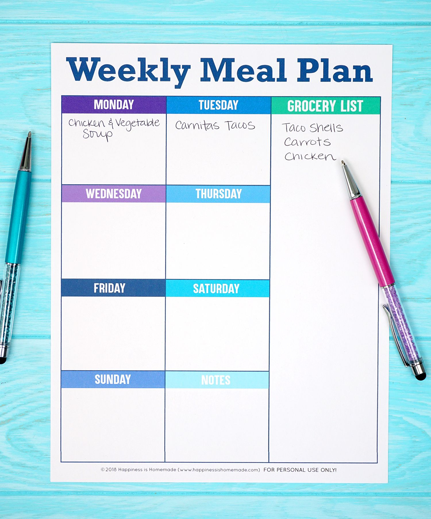 Printable Meal Planner Need Some Help With Meal Planning