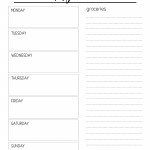 Printable Meal Planning Template Paper Trail Design