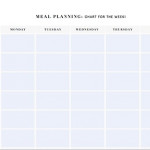 Printable Meal Planning Templates To Simplify Your Life