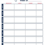 Recipe Collection Binder Printable Kit Weekly Menu