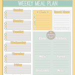 Sample Of 7 Day Meal Planner Free Printable Weekly