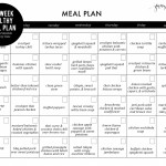Six Week Healthy Meal Plan With Free Printable Grocery