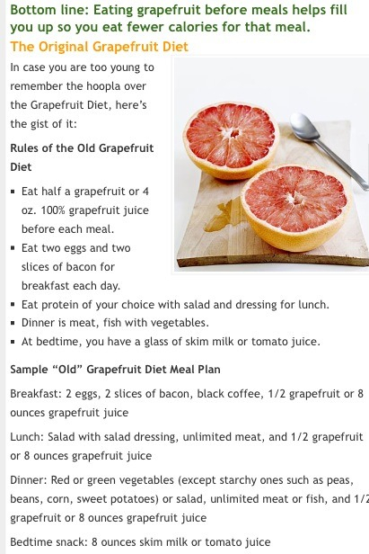  The Good Old Grapefruit Diet With Sample Diet Plan 