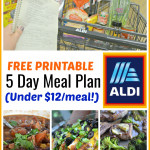 This FREE Printable 5 Day ALDI Meal Plan Is EVERYTHING