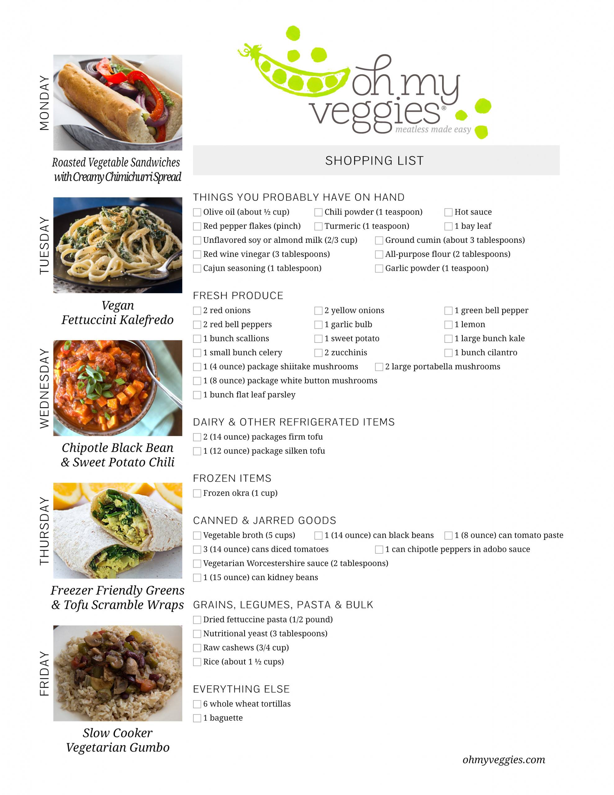 Vegan Meal Plan 01 02 17