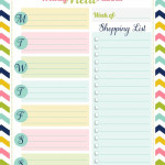 Weekly Meal Planner Free Printable Homemaking Tips