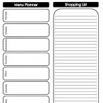 Weekly Meal Planner Template Dinner Planner Weekly