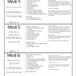 Weekly Meal Plans Clean Eating Menu Vegetarian Meal