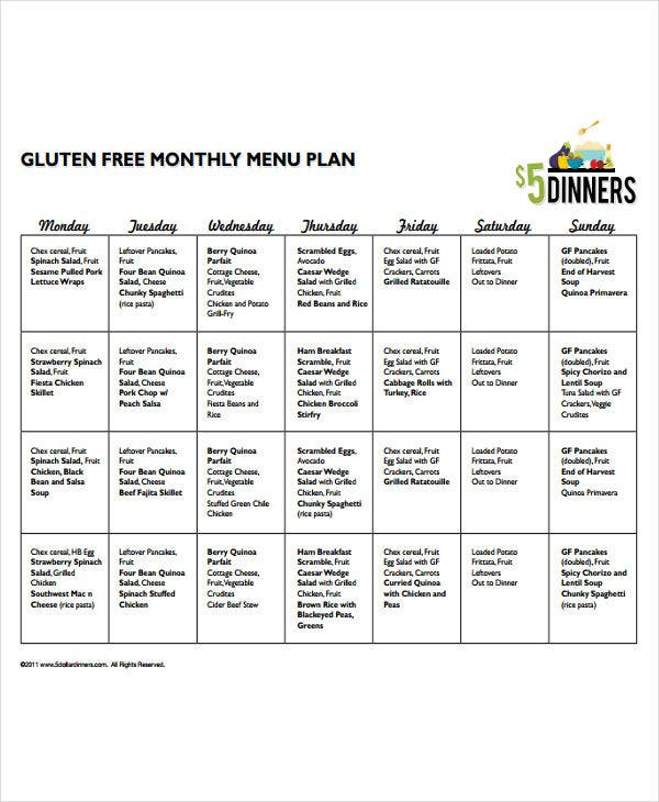 10 Diet Plan Templates Free Sample Example Format 