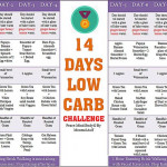 14 Days Low Carb Challenge Low Carb Diet Menu Diet