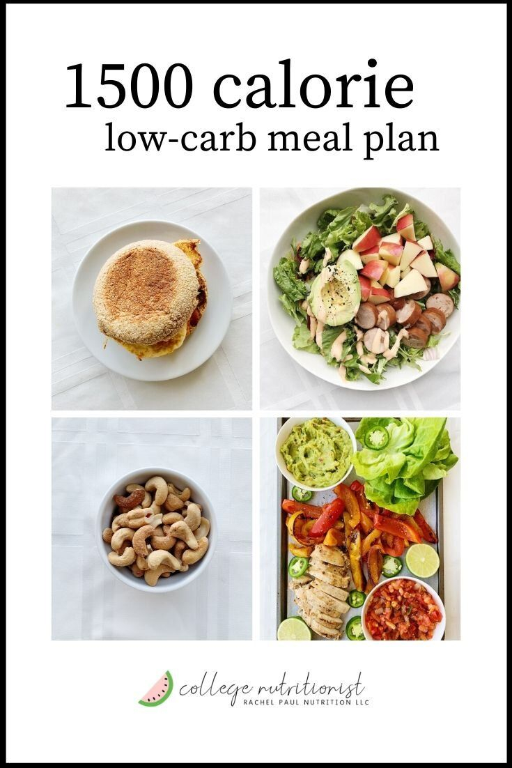 5 Day 1500 Calorie Meal Plan Low Carb High Protein