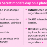 Diet Model Healthy VS Angel Diet Victoria Secret Diet