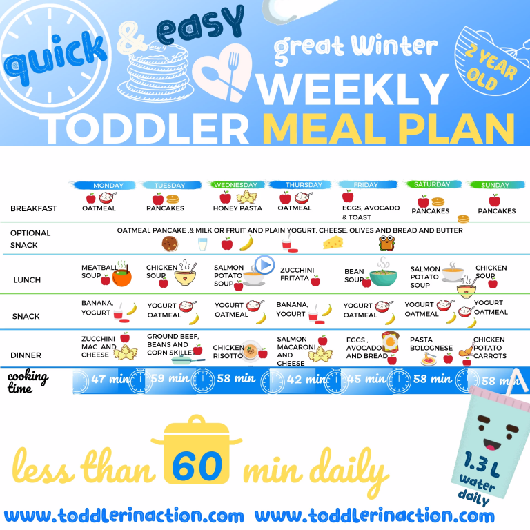 EASY AND HEALTHY TODDLER MEALS BREAKFAST LUNCH DINNER