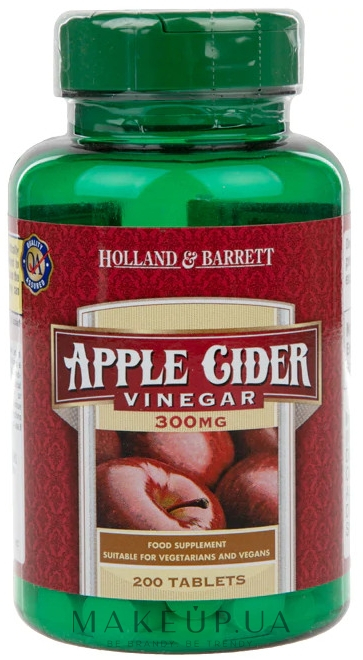 Holland Barrett Apple Cider Vinegar 300mg 