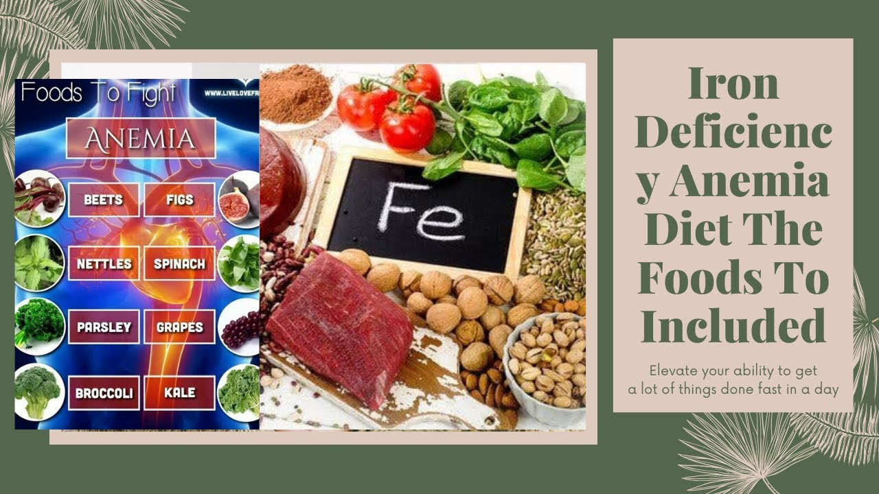 Iron Deficiency Anemia Diet The Foods To Included YouTube