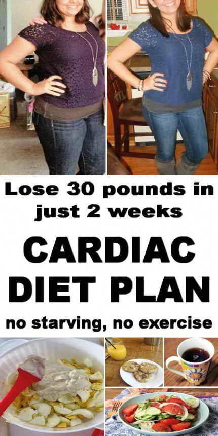The 5 Day Cardiac Diet Plan To Lose 30 Pounds In Just 2 