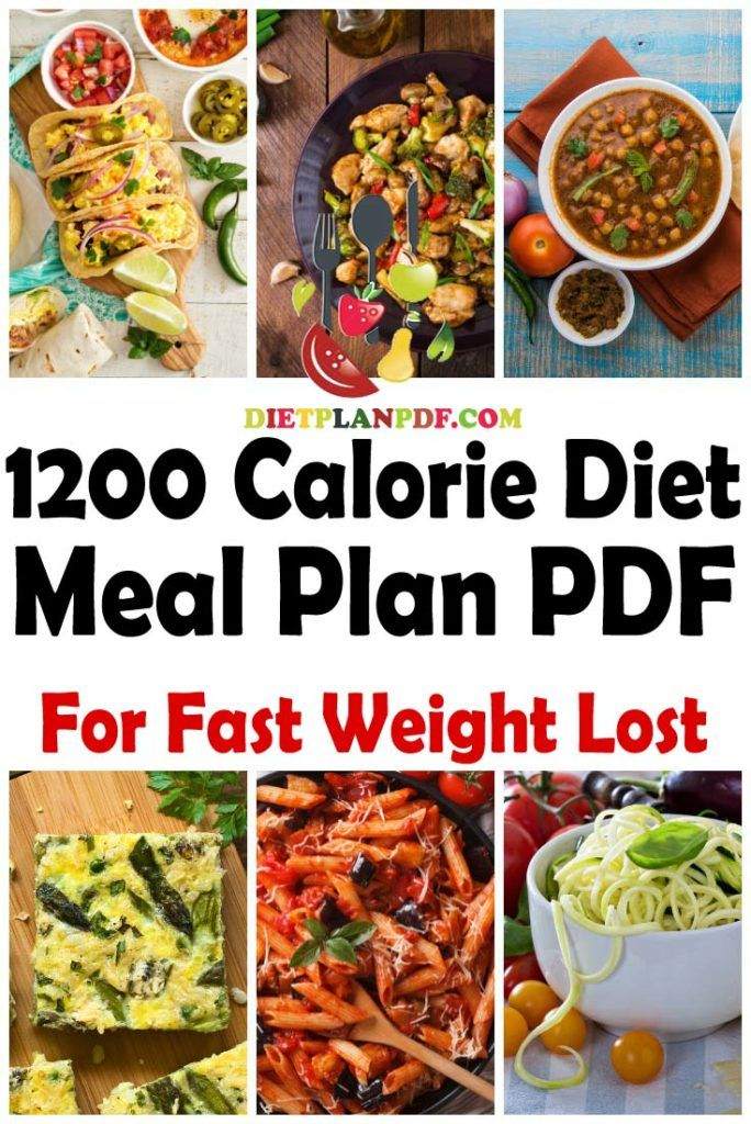 1200 Calorie Diet Meal Plan PDF 1200 Calorie Diet Meal