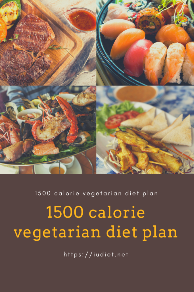 1500 Calorie Vegetarian Diet Plan 1 500 Calorie Meal Plan