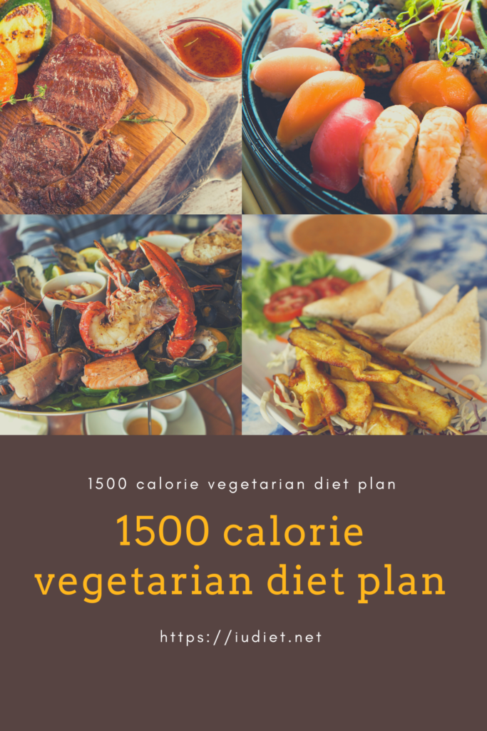 1500 Calorie Vegetarian Diet Plan 1 500 Calorie Meal Plan 