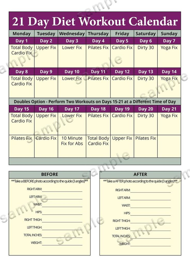 21 Day Diet Tracker Sheet 6 Page Bundle Pack Printable