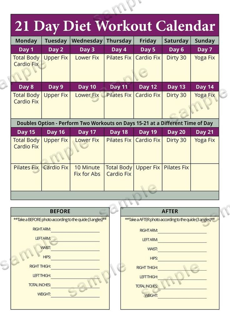 21 Day Diet Tracker Sheet 6 Page Bundle Pack Printable 