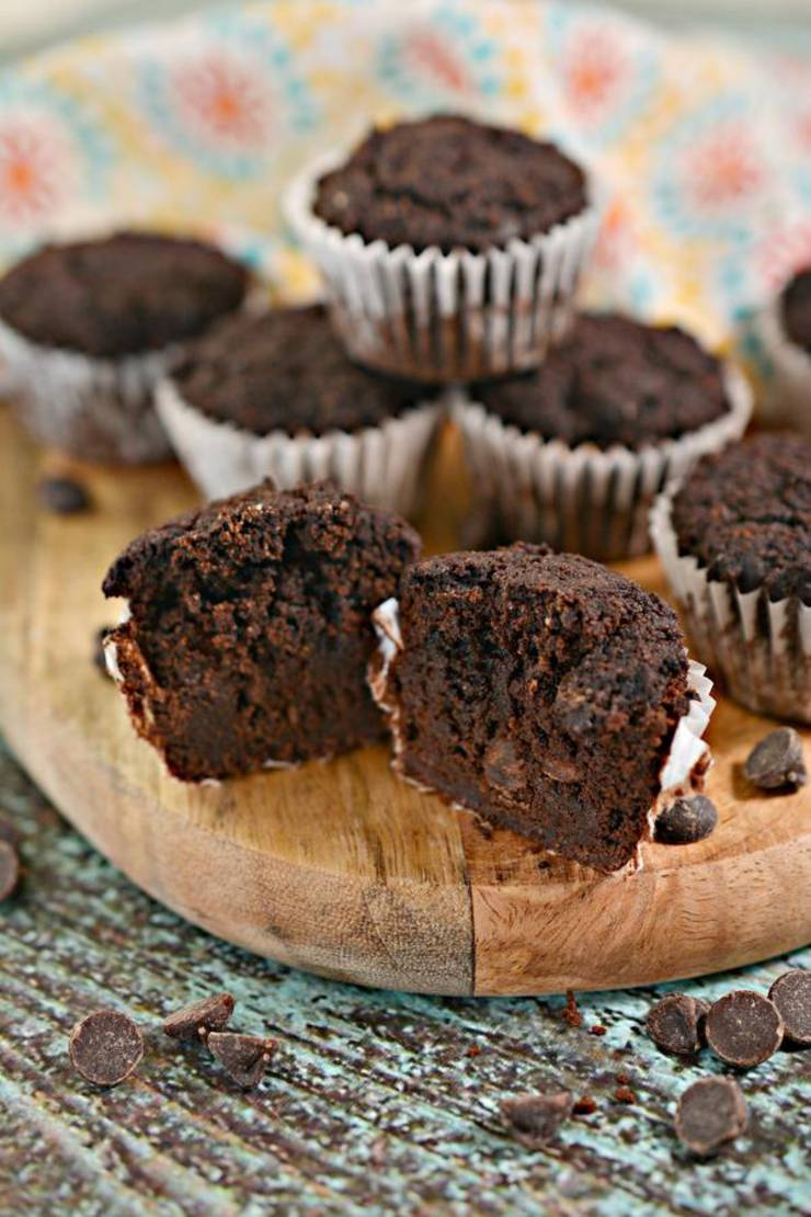 3 Ingredient Keto Mini Muffins BEST Double Chocolate 