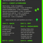 5 Day Split Full Body Workout Routine 5 Day Workout Plan
