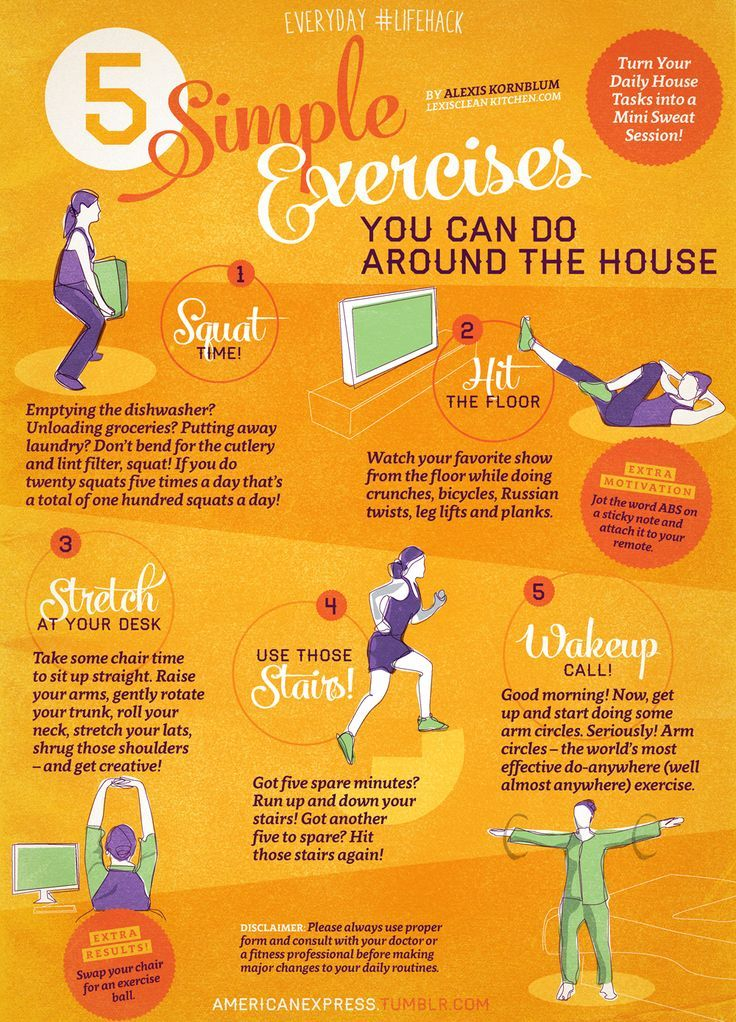 5 Simple Exercises You Can Do Around The House Lexi s 