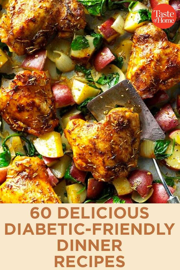 65 Diabetic Dinners Ready In 30 Minutes or Less 