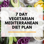 7 Day Vegetarian Mediterranean Diet Meal Plan PDF Menu
