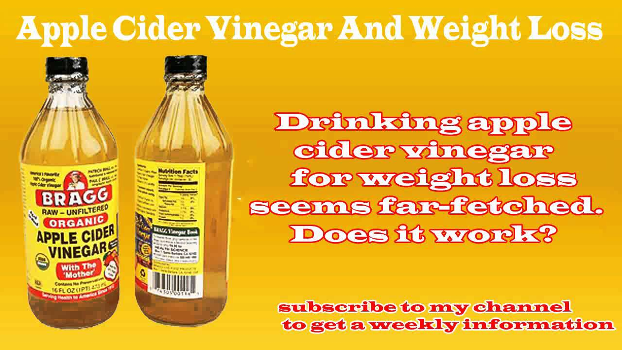 Apple Cider Vinegar And Weight Loss YouTube