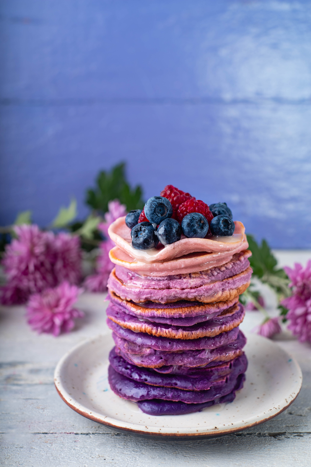 Blueberry Purple Keto Paleo Pancakes Blogilates Blogilates