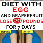 Diet With Eggs And Grapefruit Lose 20 Pounds For 7 Days