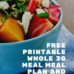 Free Printable Whole 30 Calendar Low Iodine Diet Dash