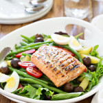 Grilled Salmon Nicoise Salad Easy Mediterranean Diet