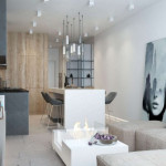 Luxury Small Studio Apartment Design Combined Modern And